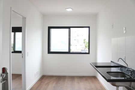 Sala e Cozinha Integrada de apartamento para alugar com 1 quarto, 24m² em Pompeia, São Paulo