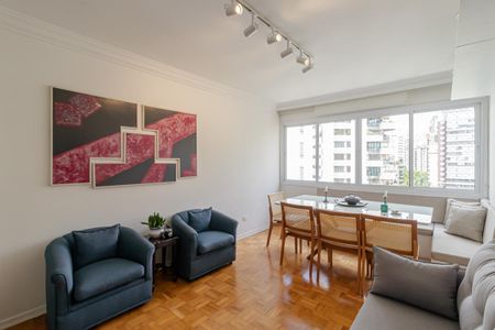 Sala de apartamento à venda com 3 quartos, 76m² em Moema, São Paulo