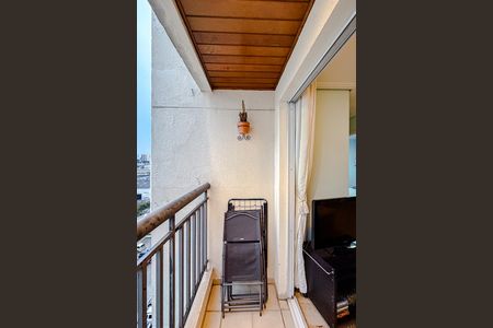 Varanda da Sala de apartamento à venda com 2 quartos, 46m² em Ipiranga, São Paulo