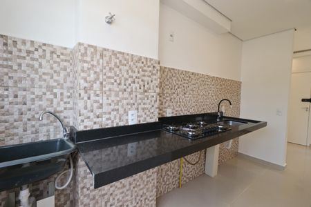 Cozinha de apartamento para alugar com 2 quartos, 43m² em Jardim Heitor Rigon, Ribeirão Preto