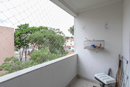 Varanda da sala de apartamento à venda com 3 quartos, 75m² em Pampulha, Belo Horizonte
