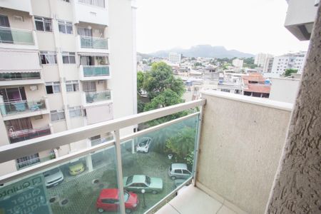 Varanda da Sala de apartamento à venda com 2 quartos, 60m² em Taquara, Rio de Janeiro