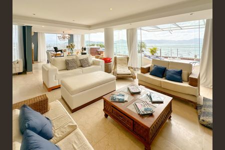 Sala de TV de apartamento para alugar com 4 quartos, 423m² em Canasvieiras, Florianópolis