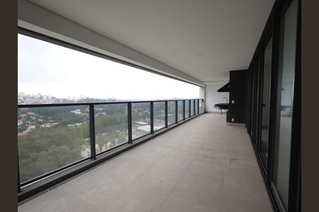 Varanda gourmet de apartamento para alugar com 3 quartos, 186m² em Real Parque, São Paulo
