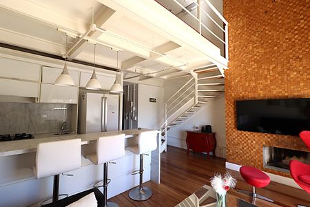 Apartamento para alugar com 97m², 1 quarto e 2 vagasSala