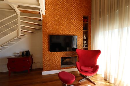 Apartamento para alugar com 97m², 1 quarto e 2 vagasSala