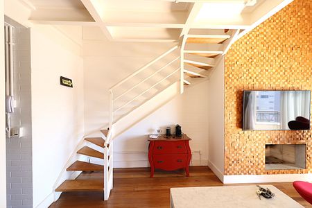 Apartamento para alugar com 97m², 1 quarto e 2 vagasSala