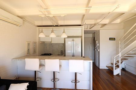 Apartamento para alugar com 97m², 1 quarto e 2 vagasCozinha sala