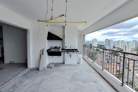 Varanda da Sala de apartamento à venda com 3 quartos, 126m² em Vila Dom Pedro I, São Paulo
