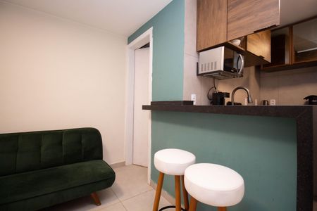 Sala de apartamento para alugar com 1 quarto, 60m² em Acamp Rabêlo, Brasília