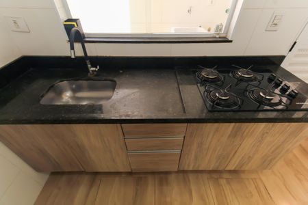 Sala/Cozinha de apartamento à venda com 1 quarto, 36m² em Belenzinho, São Paulo