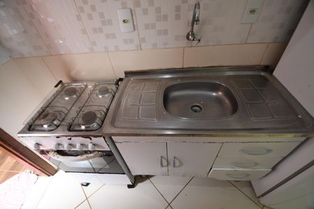 Cozinha de kitnet/studio para alugar com 1 quarto, 35m² em Cidade Universitária, Campinas