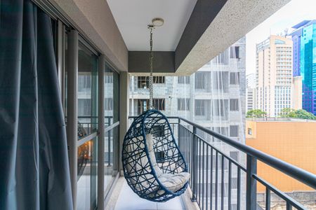 Studio à venda com 25m², 1 quarto e sem vagaVaranda