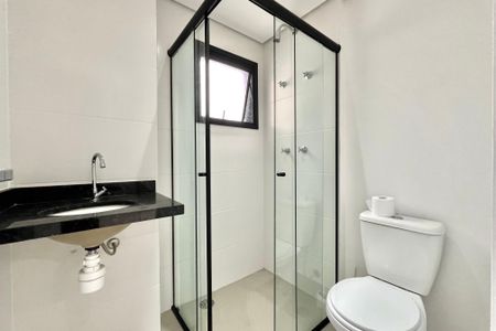 Banheiro de apartamento para alugar com 1 quarto, 30m² em Jardim Oriental, São Paulo