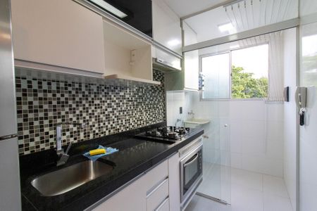 Cozinha de apartamento para alugar com 2 quartos, 49m² em Jardim Boa Esperança, Campinas