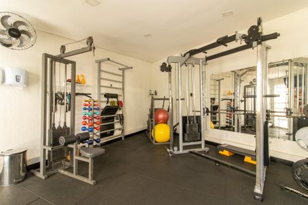 Área comum - Academia de apartamento para alugar com 2 quartos, 49m² em Jardim Boa Esperança, Campinas