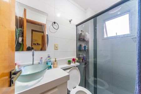Banheiro 1  de apartamento à venda com 2 quartos, 129m² em Vila Helena, Santo André