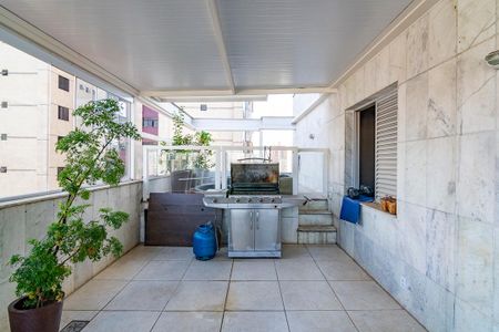 Varanda da Sala de apartamento à venda com 3 quartos, 190m² em Lourdes, Belo Horizonte