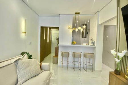 Sala  de apartamento à venda com 2 quartos, 83m² em Copacabana, Rio de Janeiro