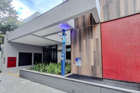 Studio para alugar com 23m², 1 quarto e sem vagaFachada - Plaquinha