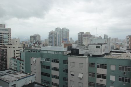 Vista do Studio de kitnet/studio para alugar com 1 quarto, 25m² em Gonzaga, Santos