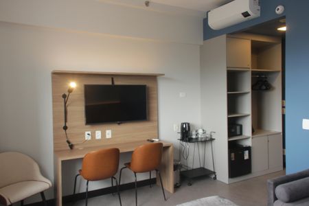 Studio de kitnet/studio para alugar com 1 quarto, 25m² em Gonzaga, Santos