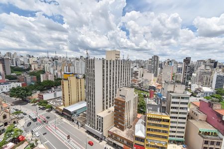 Vista da sala de apartamento à venda com 1 quarto, 47m² em Liberdade, São Paulo