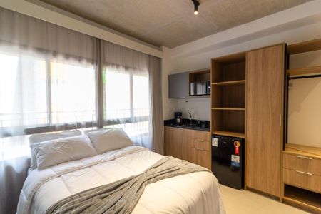 Studio para alugar com 25m², 1 quarto e sem vagaQuarto