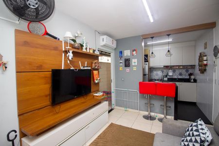 Sala de apartamento à venda com 2 quartos, 74m² em Bom Jesus, Contagem