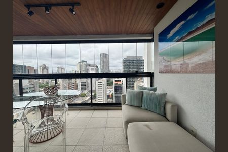 Varanda de apartamento para alugar com 1 quarto, 89m² em Vila Olímpia, São Paulo