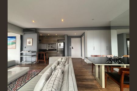 Apartamento para alugar com 89m², 1 quarto e 1 vaga Apartamento para alugar com 89m², 1 quarto e 1 vagaSala