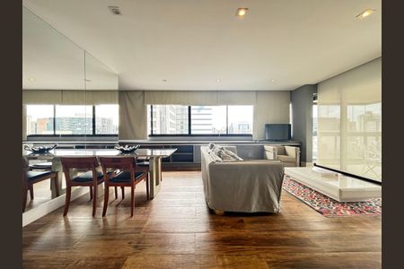 Apartamento para alugar com 89m², 1 quarto e 1 vaga Apartamento para alugar com 89m², 1 quarto e 1 vagaSala