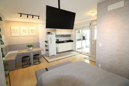 Apartamento para alugar com 40m², 1 quarto e 1 vagaQuarto / Cozinha