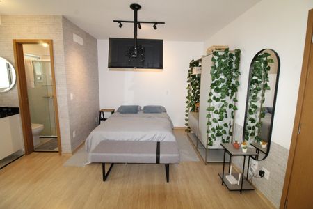 Apartamento para alugar com 40m², 1 quarto e 1 vagaQuarto / Cozinha