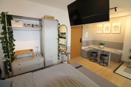 Quarto / Cozinha de apartamento para alugar com 1 quarto, 40m² em Altos do Esplanada, São José dos Campos