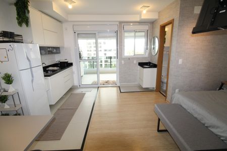 Quarto / Cozinha de apartamento para alugar com 1 quarto, 40m² em Altos do Esplanada, São José dos Campos