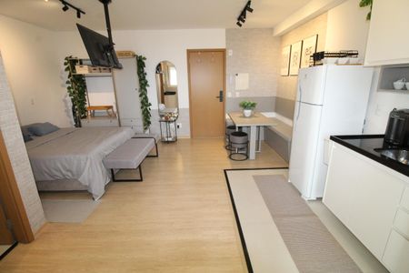 Quarto / Cozinha de apartamento para alugar com 1 quarto, 40m² em Altos do Esplanada, São José dos Campos