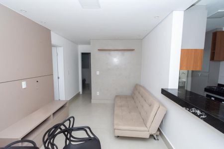 Sala de apartamento para alugar com 2 quartos, 55m² em Cabral, Contagem