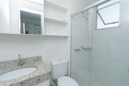 Apartamento para alugar com 55m², 2 quartos e 2 vagas Apartamento para alugar com 55m², 2 quartos e 2 vagasBanheiro da Suíte