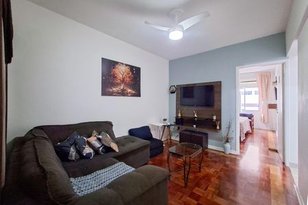 Sala de apartamento para alugar com 1 quarto, 38m² em Canto do Forte, Praia Grande