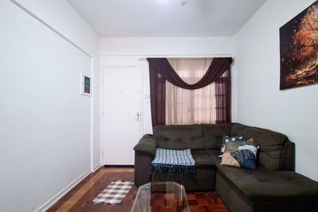 Sala de apartamento para alugar com 1 quarto, 38m² em Canto do Forte, Praia Grande