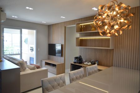 Sala de apartamento à venda com 3 quartos, 75m² em Vila Apiai, Santo André