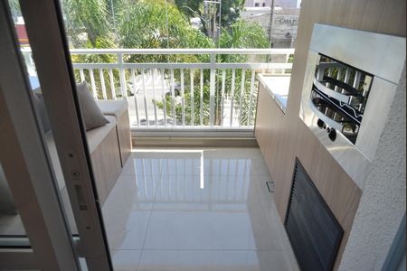 Varanda gourmet de apartamento à venda com 3 quartos, 75m² em Vila Apiai, Santo André