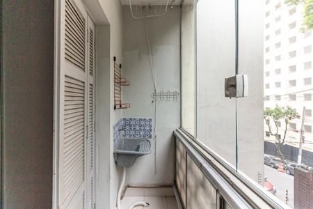 Varanda do Studio de kitnet/studio à venda com 1 quarto, 42m² em Campos Elíseos, São Paulo