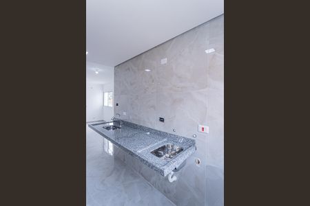 Sala, cozinha e área de serviço de apartamento à venda com 2 quartos, 45m² em Vila Arcadia, São Paulo