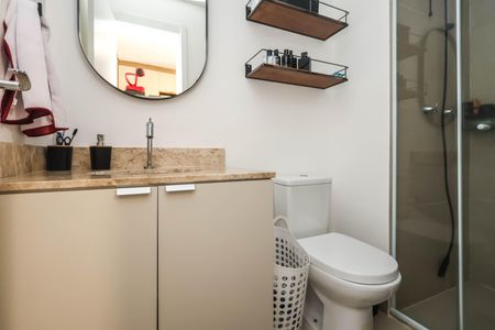Studio para alugar com 27m², 1 quarto e sem vagaBanheiro