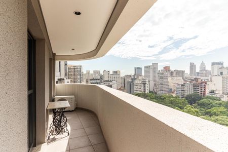 Varanda da Sala de apartamento à venda com 2 quartos, 68m² em Santa Ifigênia, São Paulo