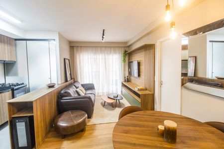 Sala  de apartamento para alugar com 1 quarto, 52m² em Alphaville Industrial, Barueri