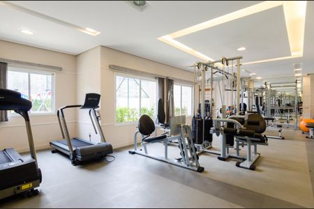 Apartamento para alugar com 45m², 2 quartos e 1 vaga Apartamento para alugar com 45m², 2 quartos e 1 vagaÁrea comum - Academia