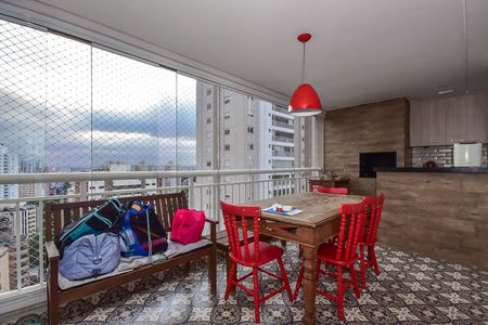 Varanda de apartamento à venda com 3 quartos, 141m² em Jardim Colombo, São Paulo